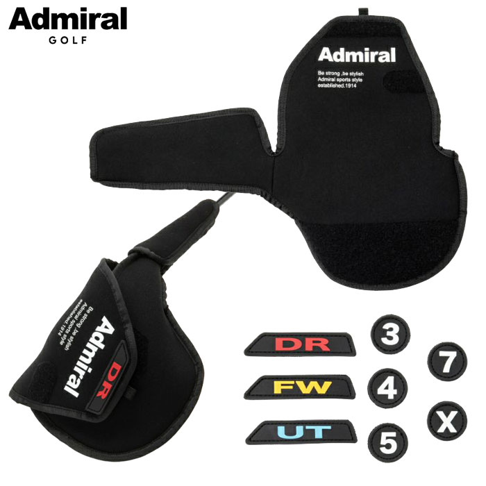 アドミラル Admiral Golf ヘッドカバーつつむ ADMG4BH1 ゴルフ 2024年モデル 日本正規品