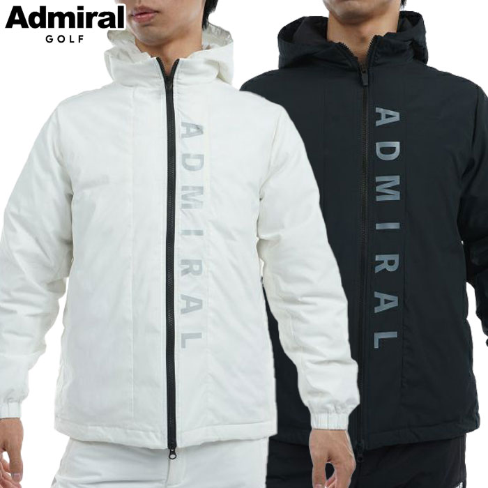 アドミラル Admiral Golf 軽量中綿 フーデッドジャケット ADMA486 メンズ ゴルフウェア 2024秋冬モデル 日本正規品