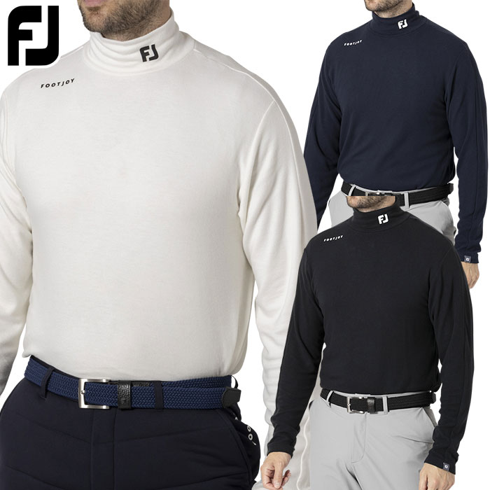 フットジョイ 起毛ストレッチ 長袖モックネックシャツ FJ-F24-S08 メンズ FOOTJOY 2024秋冬モデル 日本正規品