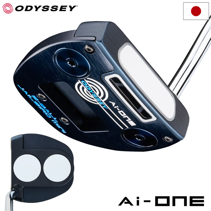 オデッセイ Ai-ONE 2-BALL JAILBIRD MINIパター メンズ 右用 STROKE LAB 90 STEEL 2024年モデル ODYSSEY 日本正規品