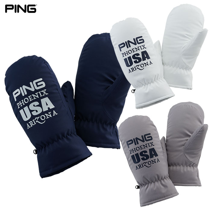 ピン AC-F2410 ピンUSAミトングローブ ゴルフウェア 防寒 あったか PING 2024秋冬モデル 日本正規品