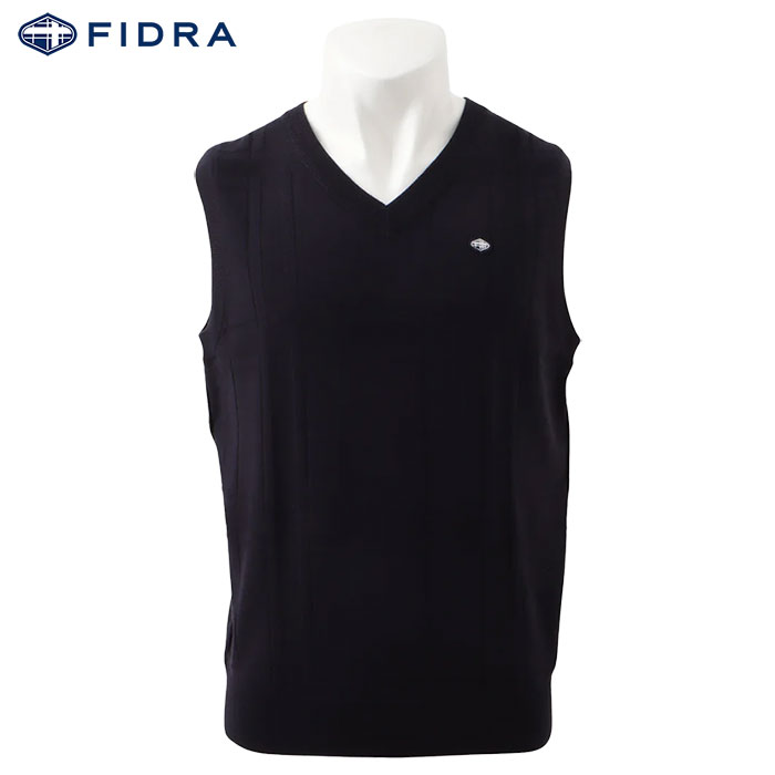 フィドラ Vネックベスト FD5STK02 メンズ ゴルフウェア FIDRA 2024秋冬モデル 日本正規品