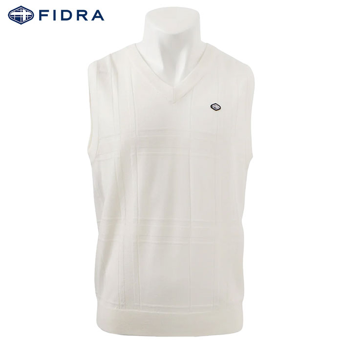 フィドラ Vネックベスト FD5STK02 メンズ ゴルフウェア FIDRA 2024秋冬モデル 日本正規品