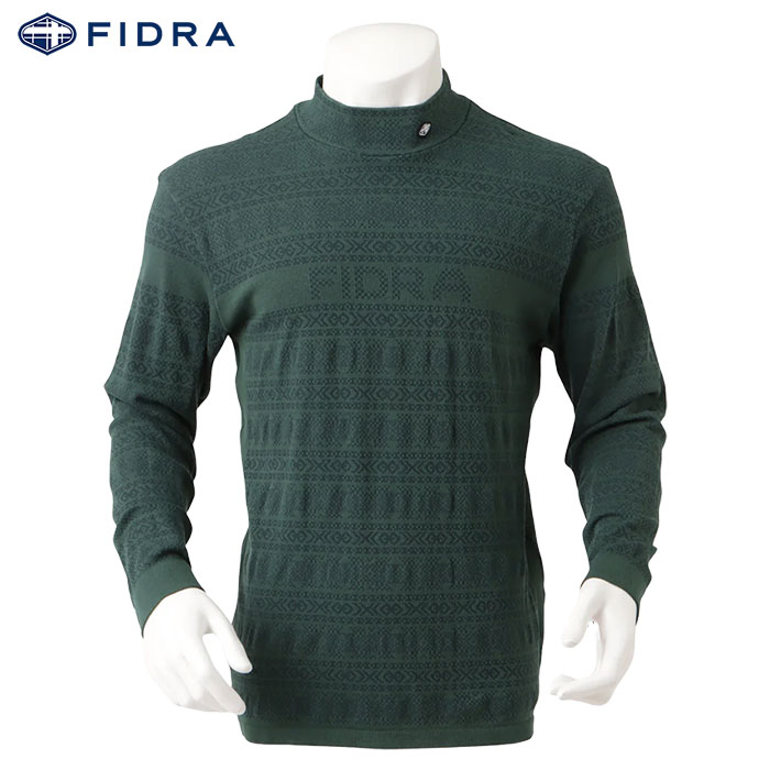 フィドラ フェアアイル成形ハイネック FD5STG18 メンズ ゴルフウェア FIDRA 2024秋冬モデル 日本正規品
