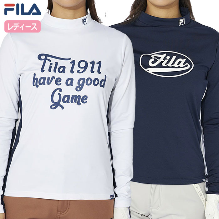 フィラ 長袖モックネックシャツ レディース 794501 ゴルフウェア 2024秋冬モデル FILA GOLF 日本正規品
