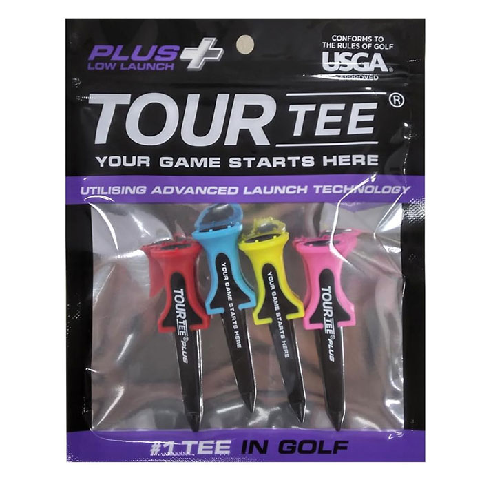 TOUR TEE Low Launch Tour Tee PLUS 4本入り T-497 ツアーティー ゴルフ ティー ラウンド用品