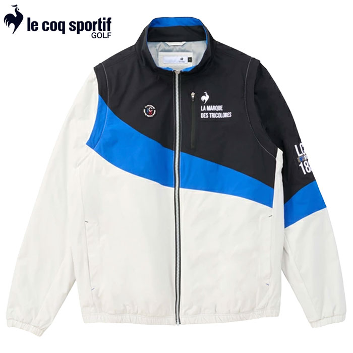 ルコックスポルティフ 中わた2WAYアウター LG4FWB50M メンズ ゴルフウェア le coq sportif golf 2024秋冬モデル 日本正規品