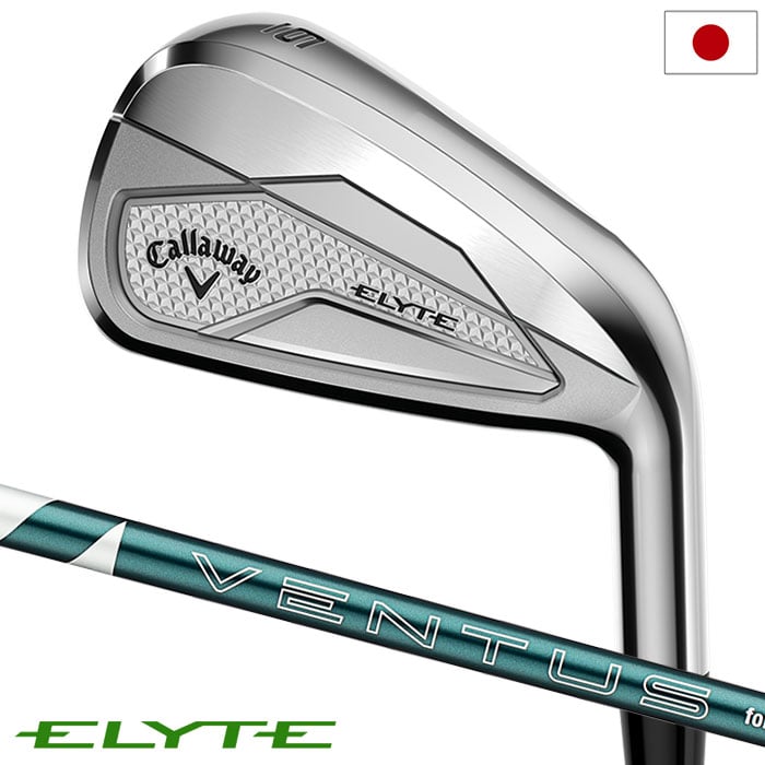 キャロウェイ ELYTE アイアン 5本セット(6-9,PW) メンズ 右用 VENTUS GREEN 50 for Callaway カーボンシャフト 日本正規品 2025年モデル