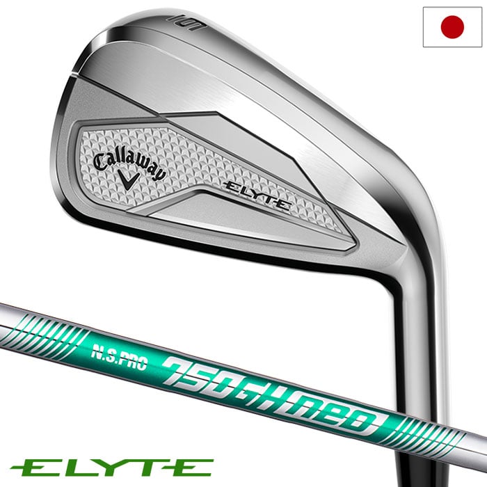 キャロウェイ ELYTE アイアン 5本セット(6-9,PW) メンズ 右用 N.S. PRO 750GH neo スチールシャフト 日本正規品 2025年モデル
