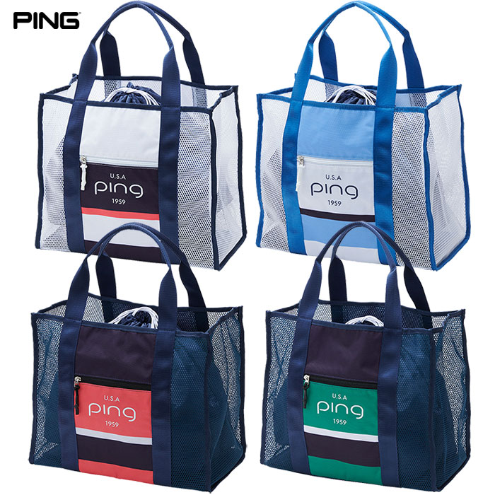 ピン PING GB-L2513 メッシュトート ゴルフ ラウンドバッグ ラウンドトート 2025年モデル 日本正規品