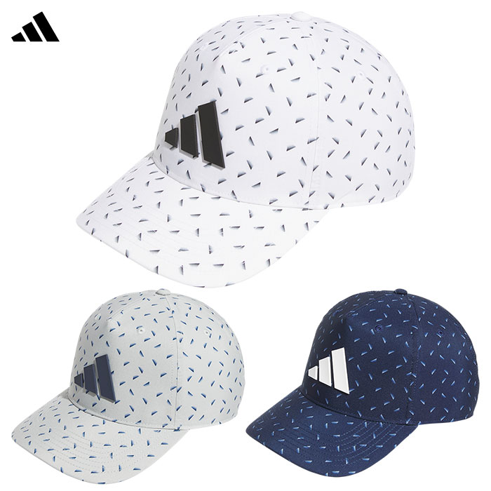 アディダス 総柄 スナップバック クーリングキャップ KVI40 メンズ ゴルフキャップ 帽子 2025春夏モデル adidas 日本正規品