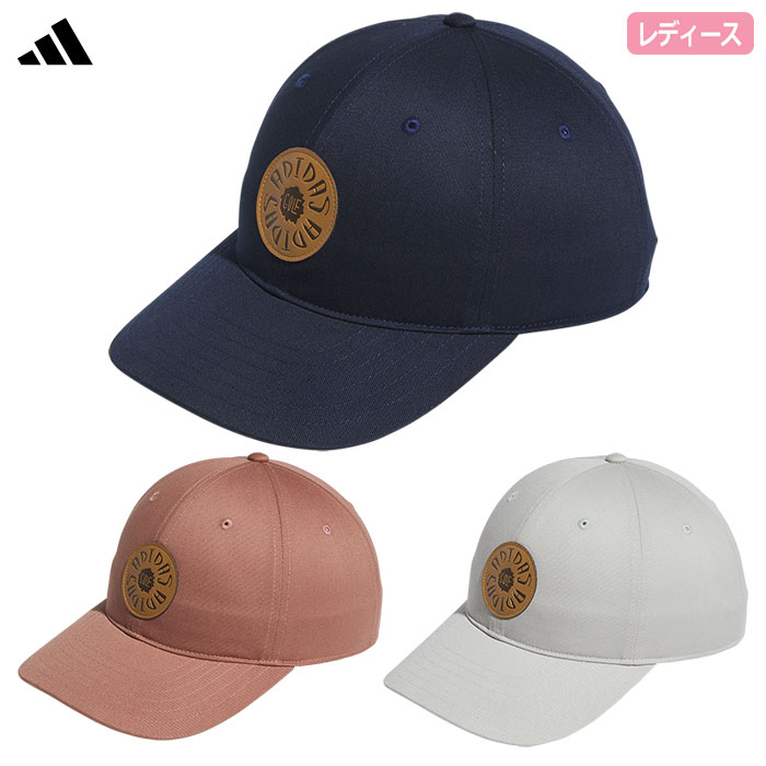 アディダス コットン サークルパッチ キャップ KVM07 レディース ゴルフキャップ 帽子 2025春夏モデル adidas 日本正規品