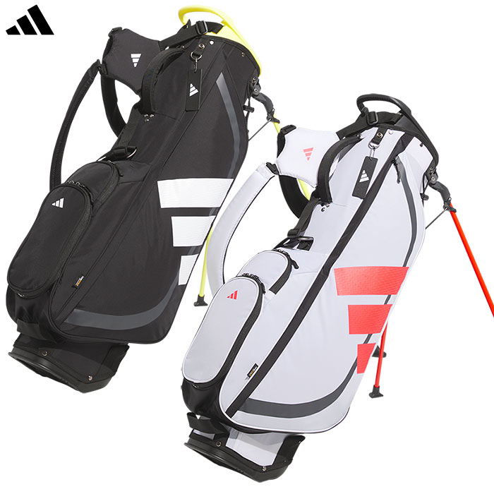 JAL 50th Anniversary キャディバッグ 黒　6分割 J.LINDEBERG（メンズ）ゴルフ キャディバッグ スタンド式 9型 6