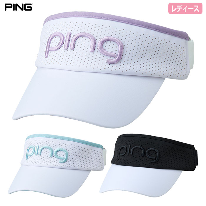 PING ピン HW-L2507 カジュアルバイザー レディース ゴルフキャップ 帽子 ゴルフ 2025春夏モデル 日本正規品