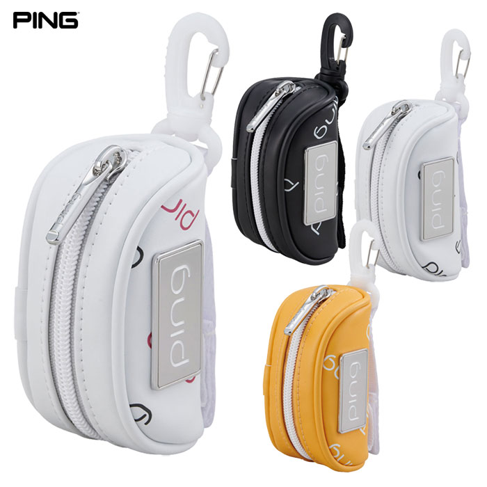 PING ピン GB-L2510 モノグラムボールケース ゴルフ ボール2個収納可 2025年モデル 日本正規品