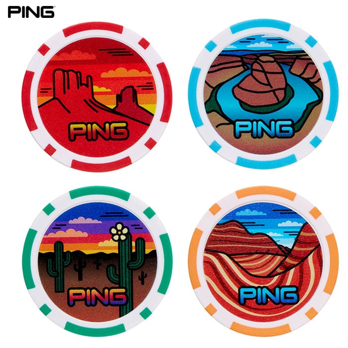 PING ピン AC-N2501 ネイティブマーカー ボールマーカー ゴルフ 2025年モデル 日本正規品