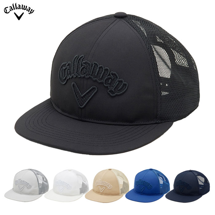 キャロウェイ フラットメッシュキャップ C25191103 メンズ キャップ 帽子 ヘッドウェア ゴルフ 2025春夏モデル Callaway 日本正規品