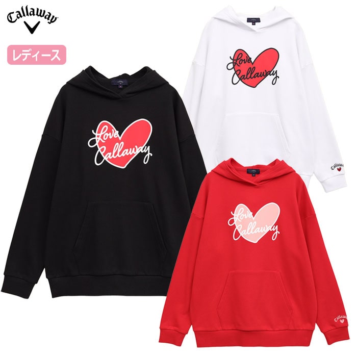 キャロウェイ ラブキャロウェイ スウェットパーカー WOMENS C25117220 レディース ゴルフウェア ゴルフ 2025春夏モデル Callaway 日本正規品