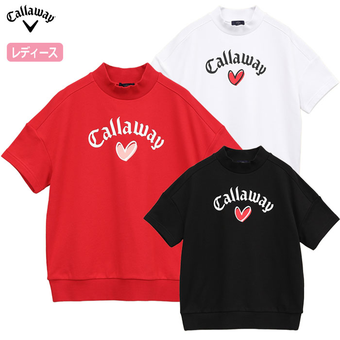 キャロウェイ ラブキャロウェイ 半袖スウェット C25117222 レディース ゴルフウェア ゴルフ 2025春夏モデル Callaway 日本正規品
