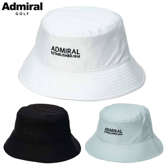 アドミラル Admiral Golf 撥水バケットハット ADMB5A05 メンズ ゴルフキャップ 2025春夏モデル 日本正規品