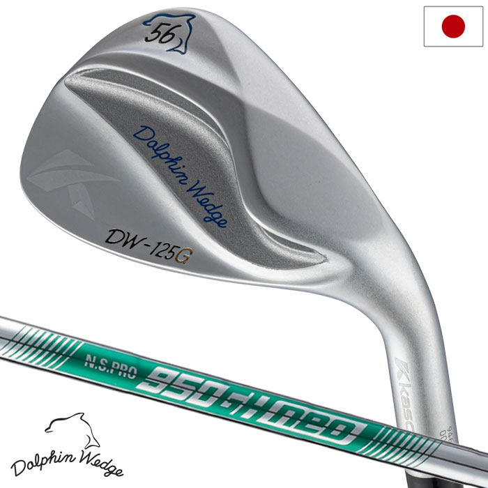 キャスコ DOLPHIN WEDGE DW-125G ウェッジ クロムメッキ メンズ 右用 セミグースネック N.S.PRO 950 GH 2025年モデル 日本正規品