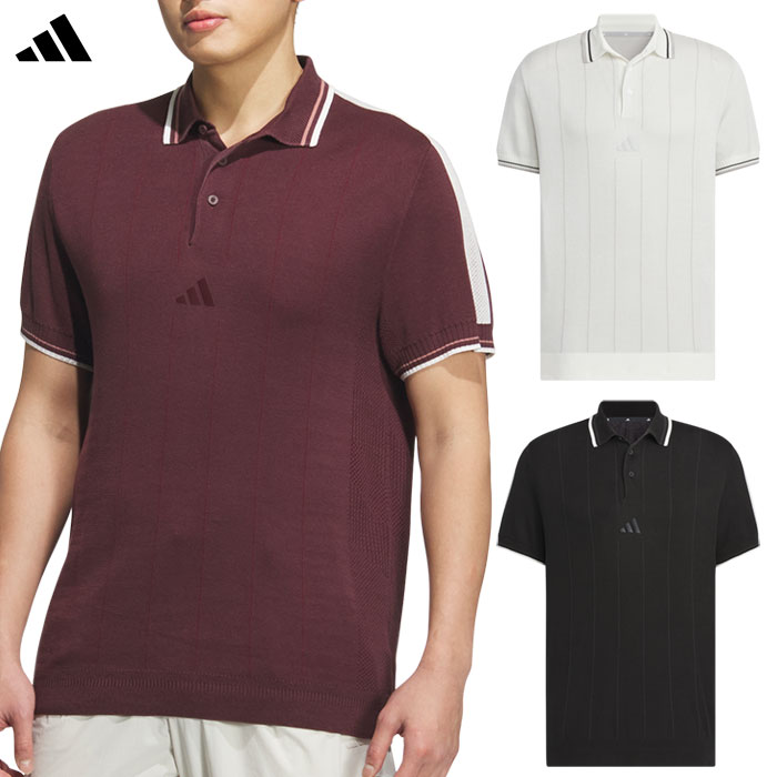 アディダス ビヨンド ザ コース ルーズフィット ニット半袖ポロ KUK52 メンズ ゴルフウェア ゴルフ 2025春夏モデル adidas 日本正規品