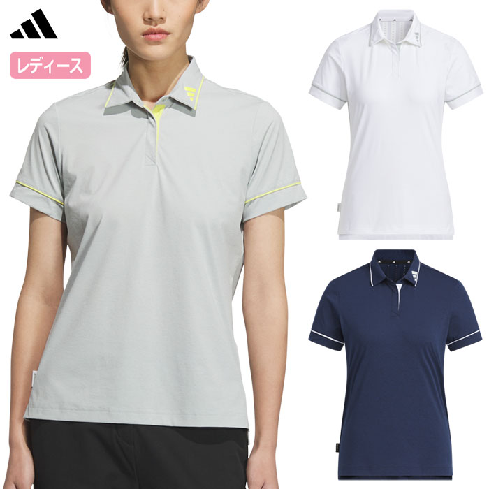アディダス アディゼロ ツイストニット ベンチレーション 半袖シャツ KUK59 レディース ゴルフウェア ゴルフ 2025春夏モデル adidas 日本正規品