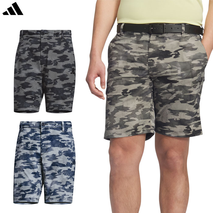 アディダス 撥水 カモフラージュ柄ショートパンツ KVH19 メンズ ゴルフウェア ゴルフ 2025春夏モデル adidas 日本正規品