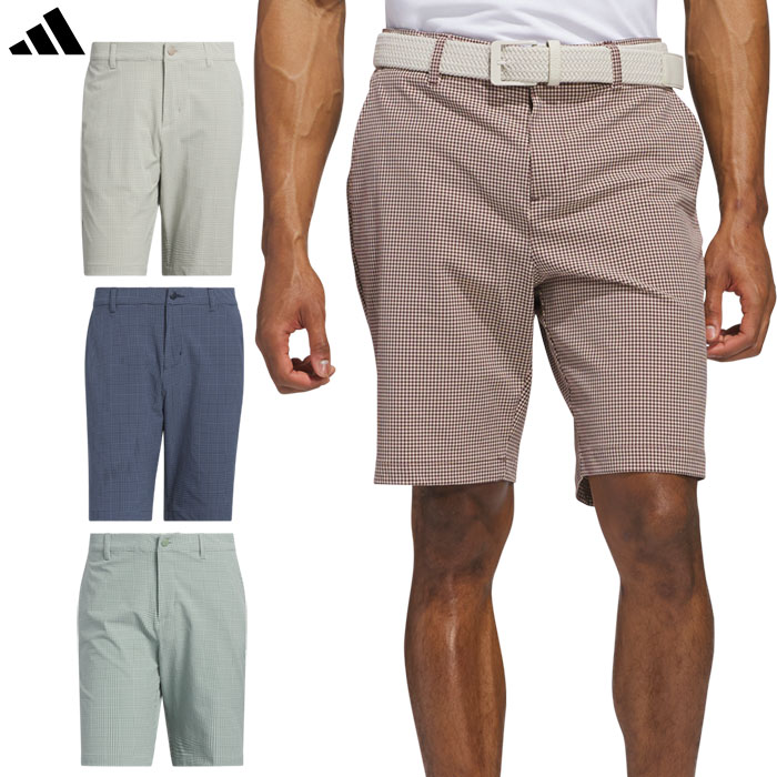 アディダス ミニギンガムチェック ショートパンツ KUL30 メンズ ゴルフウェア ゴルフ 2025春夏モデル adidas 日本正規品