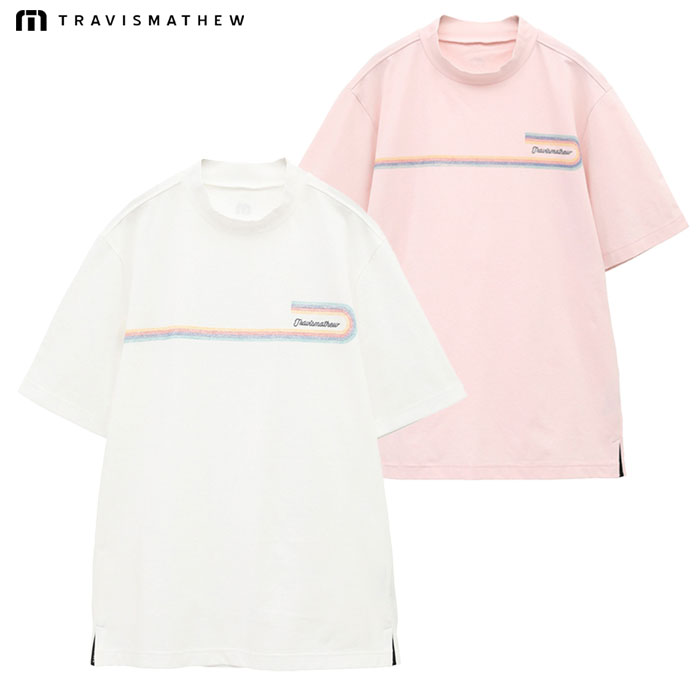 トラヴィスマシュー レトロチェスト プリント半袖モック 7AL025 メンズ ゴルフウェア トップス TravisMathew 2025春夏モデル 日本正規品