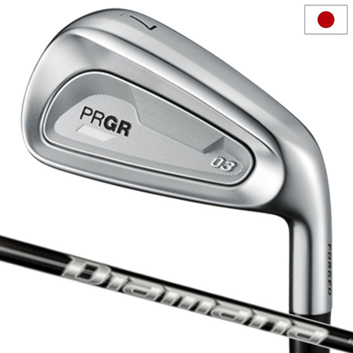 プロギア PRGR 03 アイアン 5本組(#7-P,A) メンズ 右用 Diamana M FOR PRGR 2025年モデル 日本正規品
