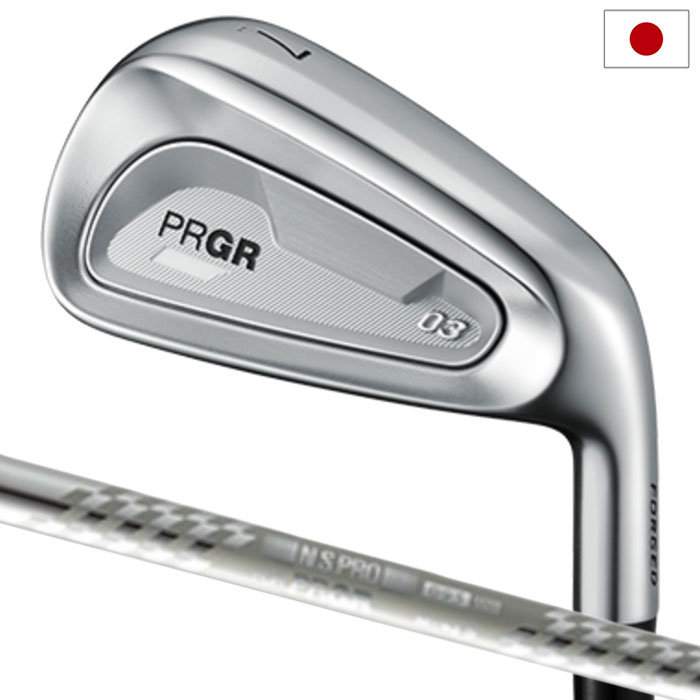 プロギア PRGR 03 アイアン 5本組(#7-P,A) メンズ 右用 スペックスチールⅢ Ver.2 スチールシャフト 2025年モデル 日本正規品