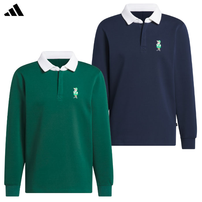 アディダス ビヨンド ザ コース CHIPワンポイントロゴ ルーズフィット ラガー長袖シャツ KRN81 メンズ ゴルフウェア ゴルフ 2025春夏モデル adidas 日本正規品