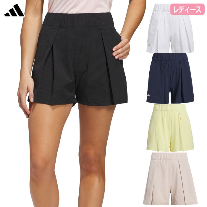アディダス ビヨンド ザ コース 撥水プリーツ ショートパンツ KWH88 レディース ゴルフウェア ゴルフ 2025春夏モデル adidas 日本正規品