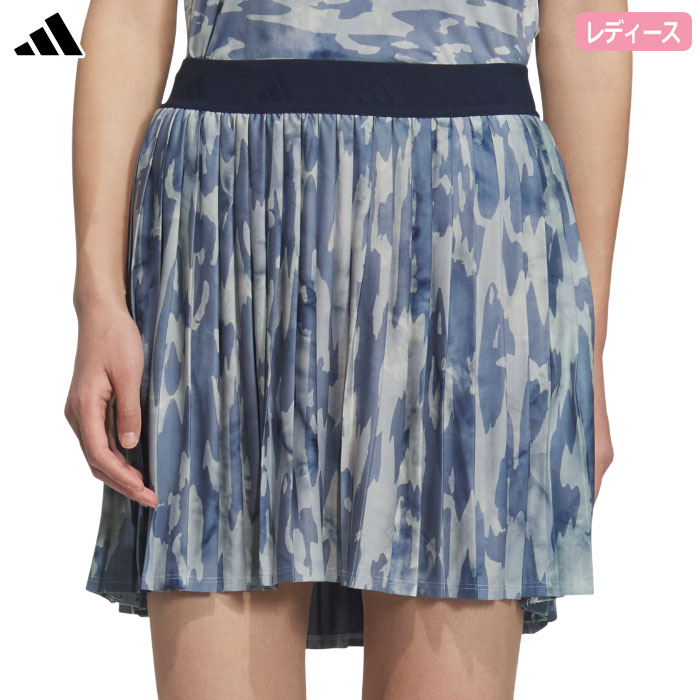 アディダス カモフラージュ柄 プルオン プリーツ スカート KTI82 レディース ゴルフウェア ゴルフ 2025春夏モデル adidas 日本正規品