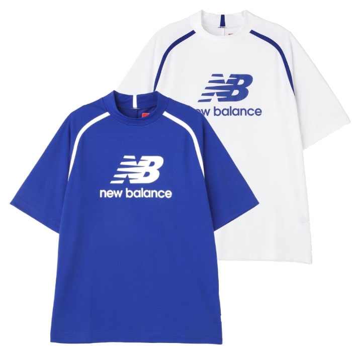 ニューバランス ハーフスリーブ モックネック プルオーバー 012-5166013 メンズ ゴルフウェア newbalance 2025春夏モデル 日本正規品