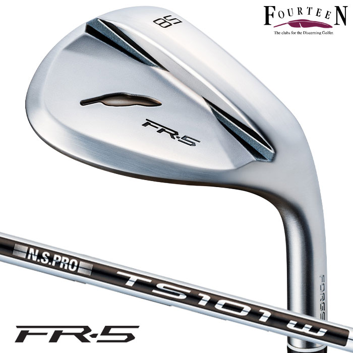 フォーティーン FR-5 ウェッジ パールサテン仕上げ メンズ 右用 N.S.PRO TS-101w スチールシャフト Fourteen 日本正規品 2025年モデル