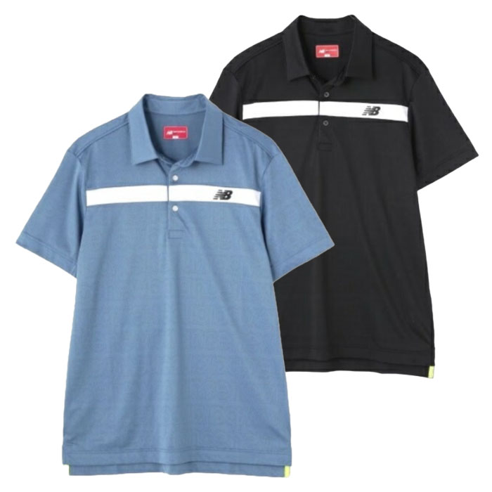 ニューバランス アウトラインステッチ 半袖 012-4168002 メンズ ゴルフウェア new balance 2024春夏モデル 日本正規品