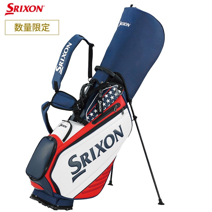 Srixonキャディバッグ9インチ美品。サンバイザーとアイアンカバーオマケ Srixonキャディバッグ9インチ美品。サンバイザーとアイアン