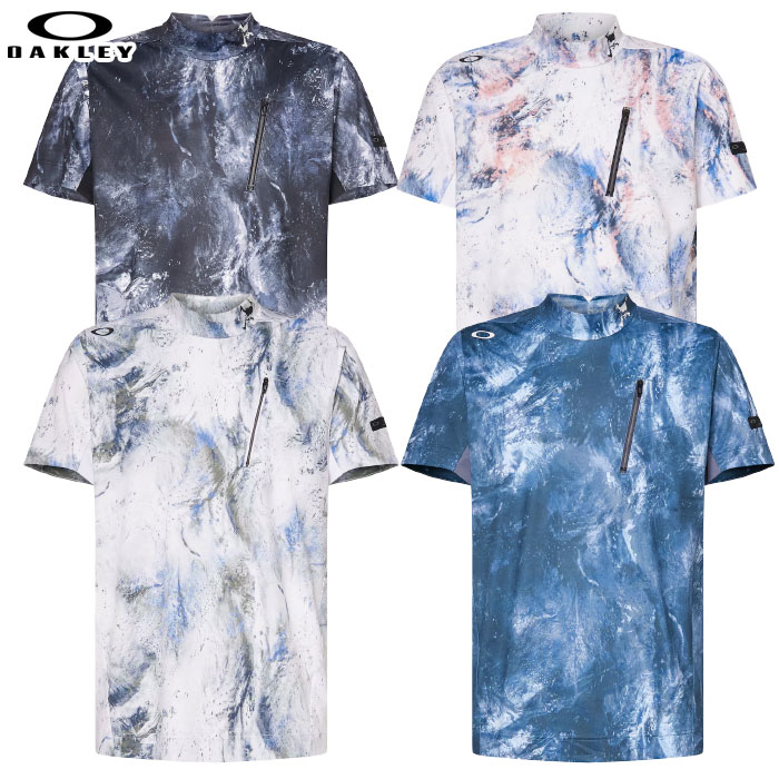 オークリー OAKLEY シャツ Skull Bold Omble Mock メンズ FOA407600 ゴルフ 2025春夏モデル 日本正規品
