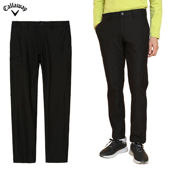 キャロウェイ 8WAYストレッチ 裏起毛ニットツイル撥水パンツ C24226109 メンズ Callaway ゴルフウェア 2024秋冬モデル 日本正規品