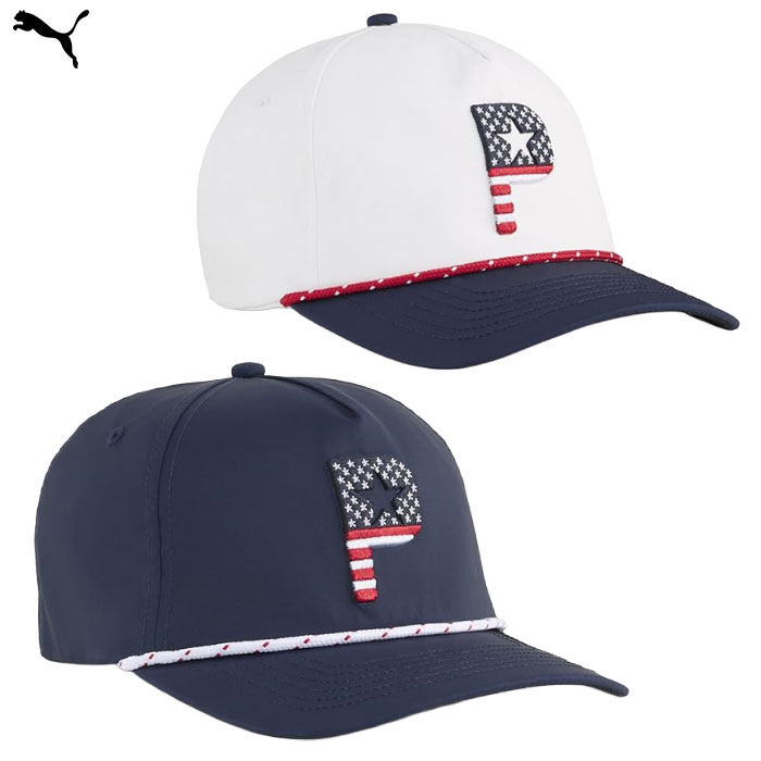 PUMA プーマ ゴルフキャップ パースアンドストライプ 5パネルキャップ 026136 メンズ ゴルフ 帽子 2025春夏モデル 日本正規品