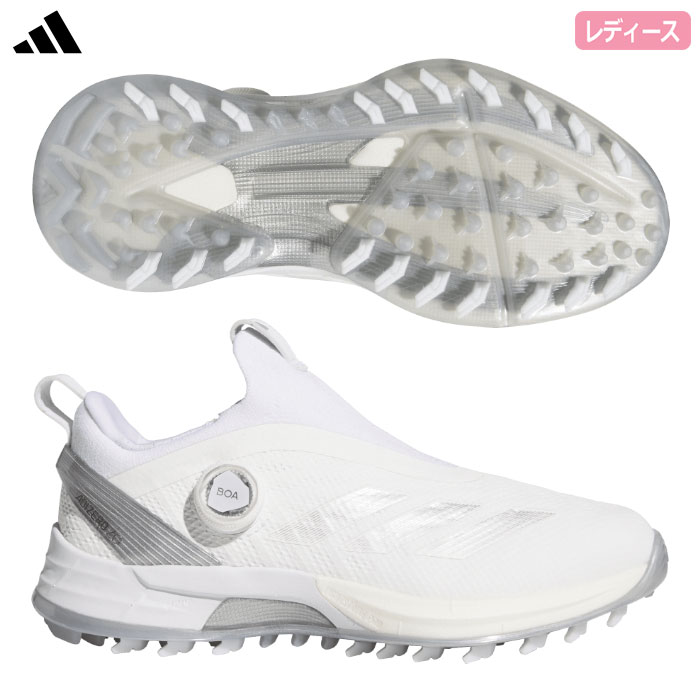 アディダス スパイクレスシューズ ウィメンズ アディゼロ ゼッドジー 25 ボア NLK62 レディース ゴルフシューズ 靴 2025年モデル adidas 日本正規品