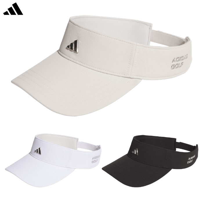 アディダス 撥水 メタルロゴ バイザー KQE20 メンズ ゴルフキャップ 帽子 2025秋冬モデル adidas 日本正規品