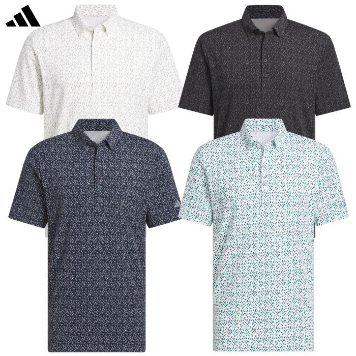 アディダス マイクロ アーガイル グラフィック 半袖ボタンダウンシャツ JVU16 メンズ ゴルフウェア ゴルフ 2025秋冬モデル adidas 日本正規品