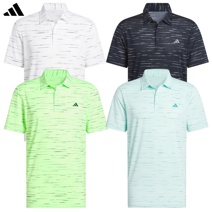 アディダス プリント メッシュ 半袖シャツ IR559 メンズ ゴルフウェア ゴルフ 2025秋冬モデル adidas 日本正規品