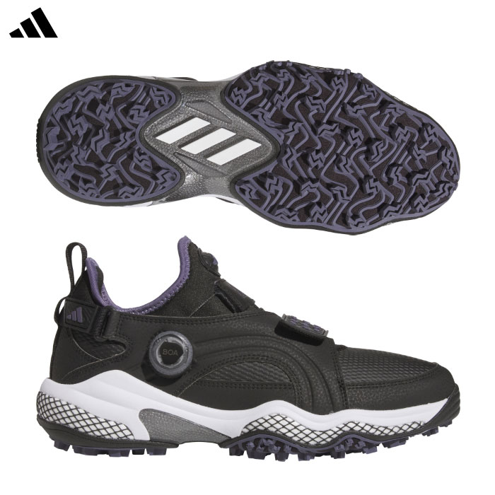 アディダス コードカオス 25 ミッド ボア NQX22 メンズ JP5186 スパイクレス ゴルフシューズ 2025年モデル adidas 日本正規品