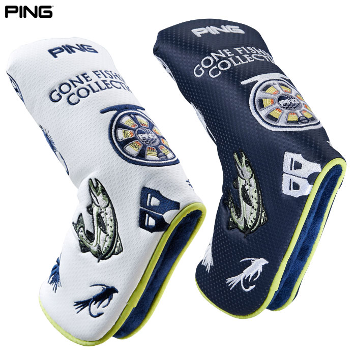PING ピン HC-N2508 ゴーンフィッシングパターカバー ブレード用 ゴルフ 2025年モデル 日本正規品