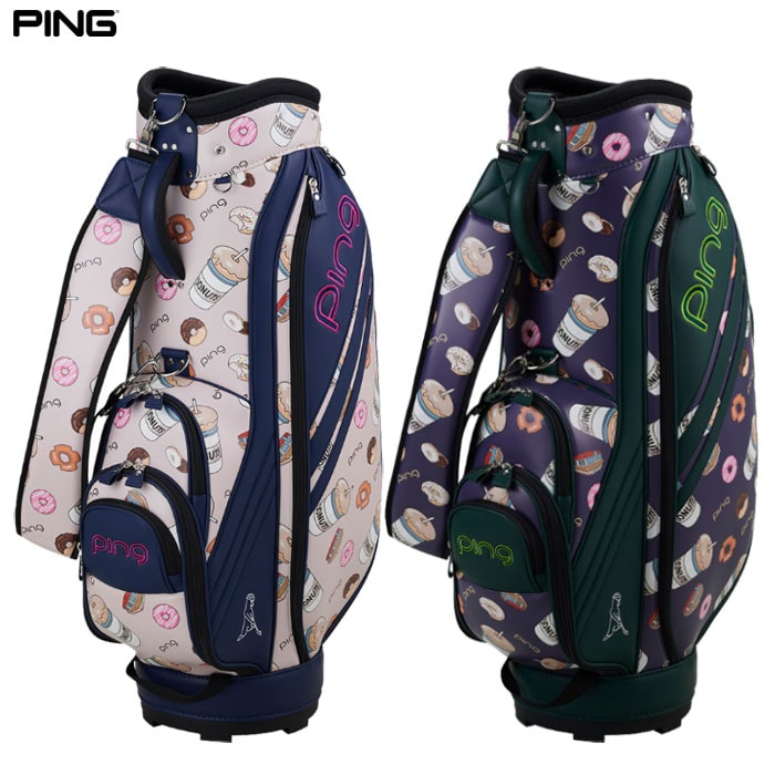 PING ピン キャディバッグ CB-L2505 ドーナッツ 9.0型 5分割 カートバッグ ゴルフ 2025年モデル 日本正規品