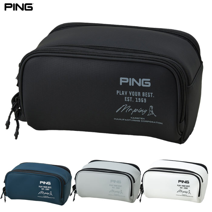 PING ピン GB-F2506 ゴールドラインポーチ ゴルフ ラウンドバッグ 2025年モデル 日本正規品